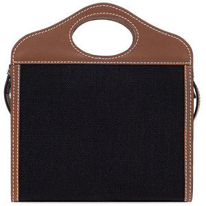 Burberry Leather Black Outlet Handbag